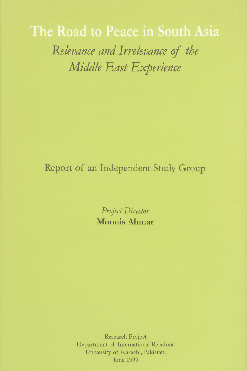 The Road to Peace in South Asia